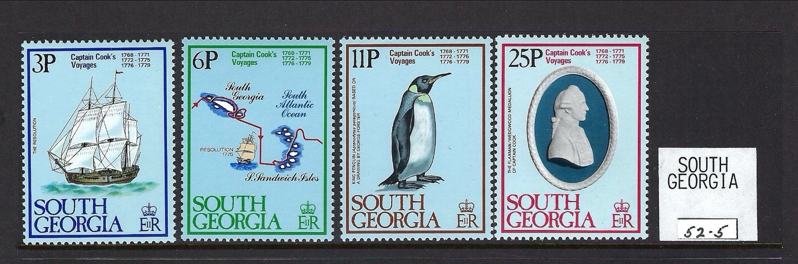 SOUTH GEORGIA Stamps MNH - Scott #52-55 - Nice Selection-Good Value-Take a Look!