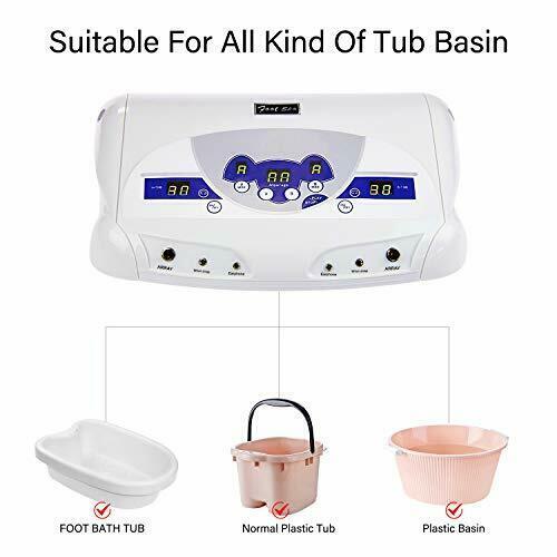 A/B Mode Cell Spa Fir Belt Chi Ionic Ion Detox Machine Foot Bath Aqua Cleanse
