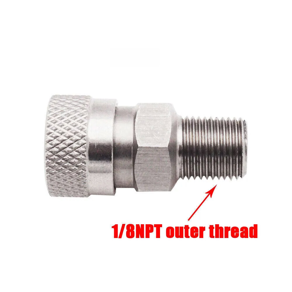 1 * Set Quick Disconnect 8mm 1/8 Npt Thread Durability Male And Female