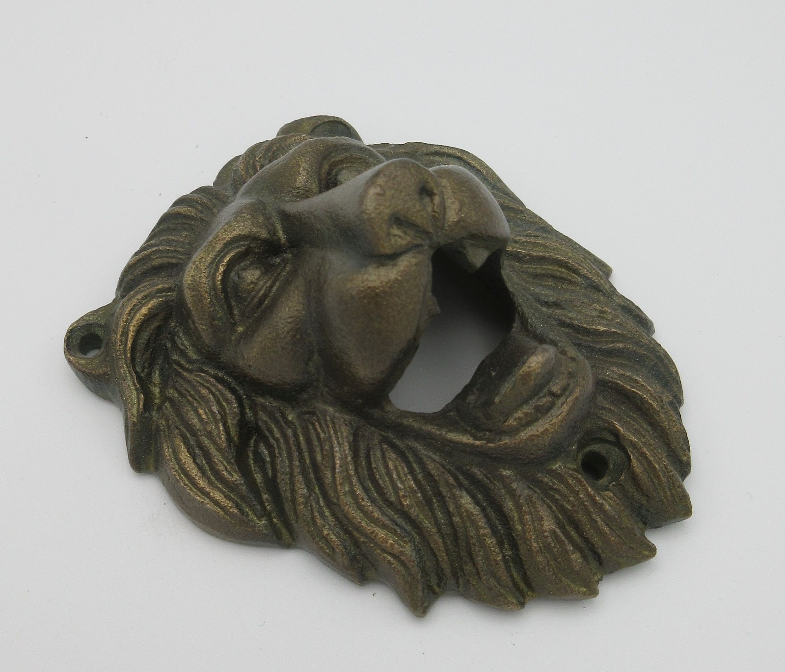 Cast Iron Wall Mounted Lion Head Themed Bottle Opener