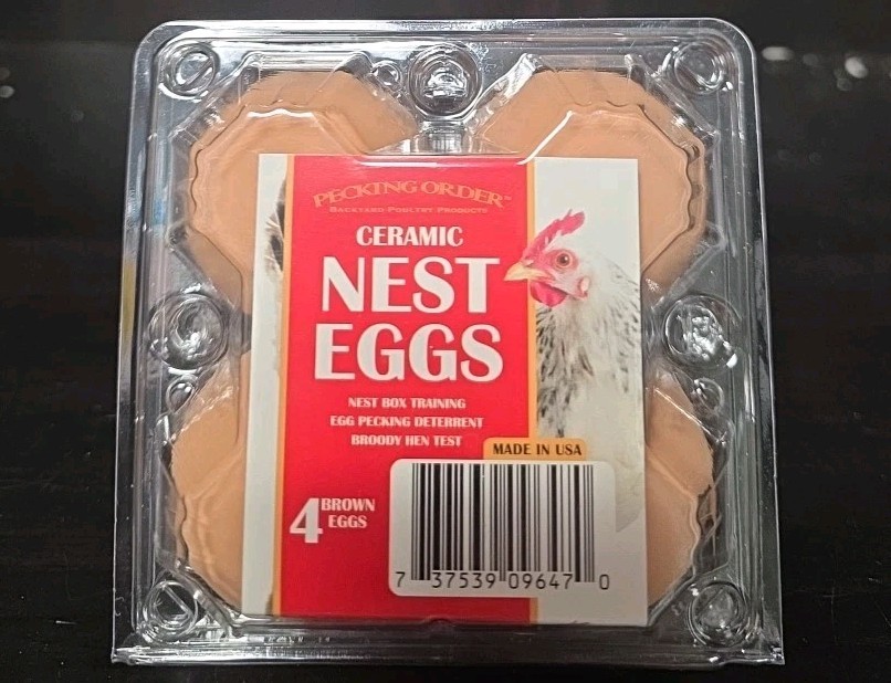 NIP Pecking Order-Ceramic Nesting Eggs