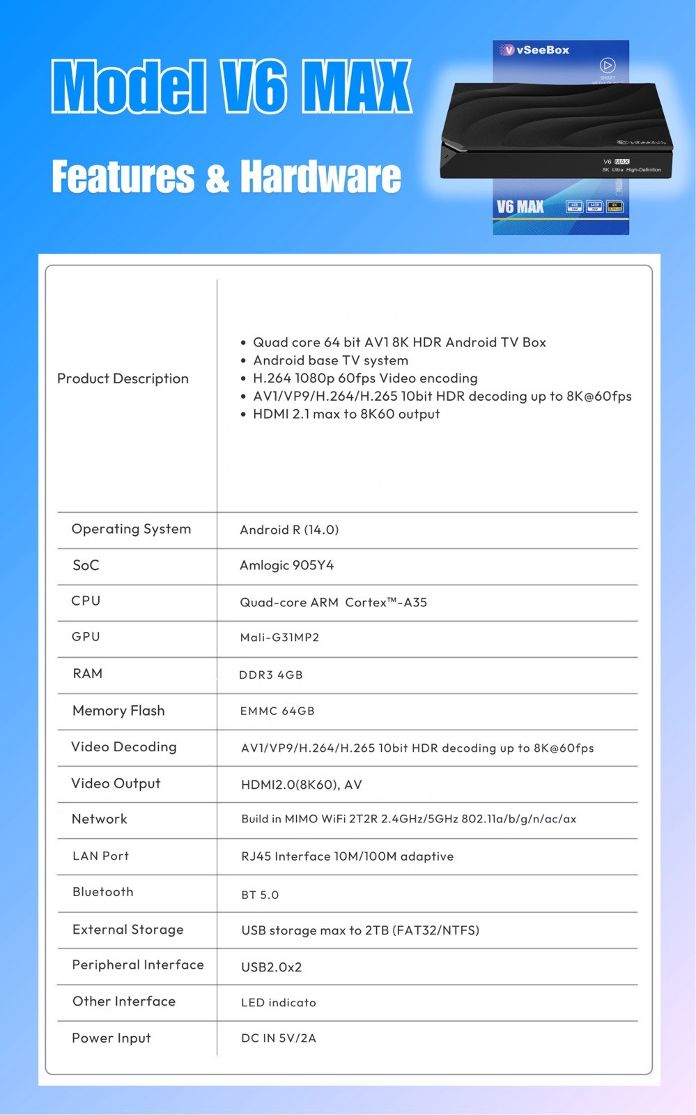 💰💰2026 Vseebox V6 Max - Free Shipping- FREE 10 YEAR EXTENDED WARRANTY💰💰