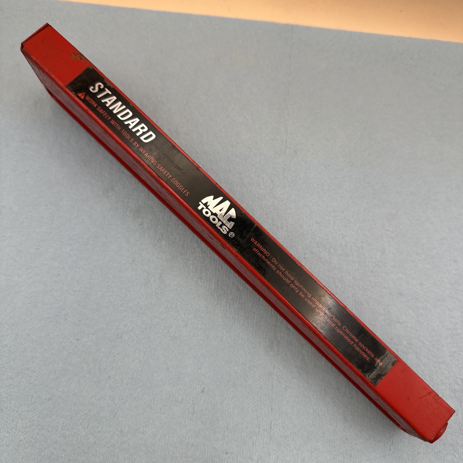 Mac Tools 11" 3/8" Drive Standard Socket Holder Tray Red USA XT18R