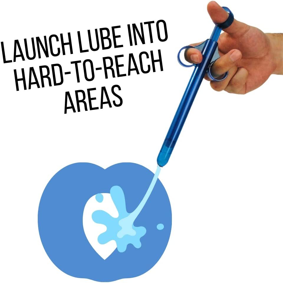 Lubricant Launcher Tube Lube Applicator Injector Precision Markings Reusable