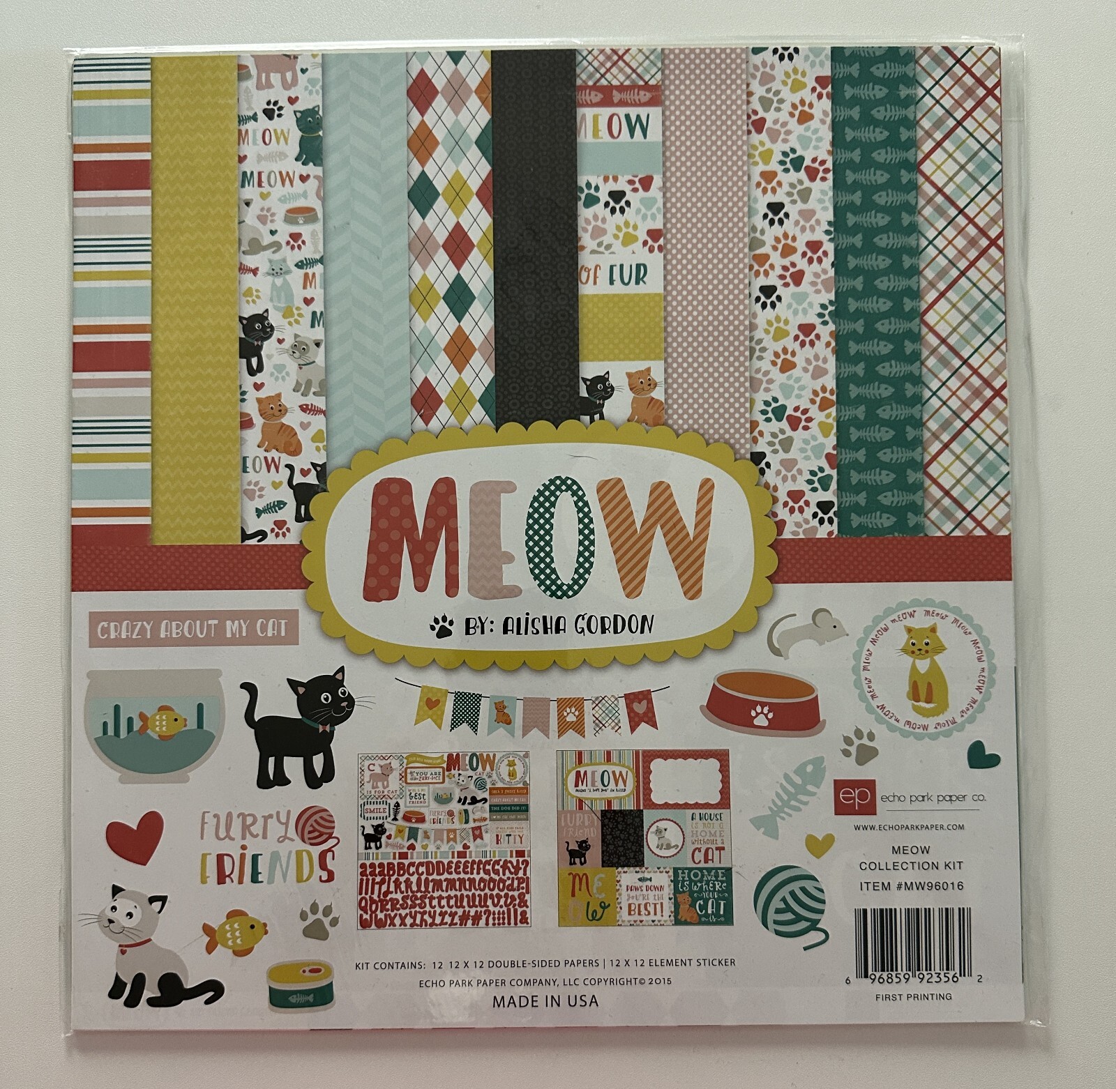 Echo Park 12 x 12 Paper Pack Multiple Variations Available-You Choose