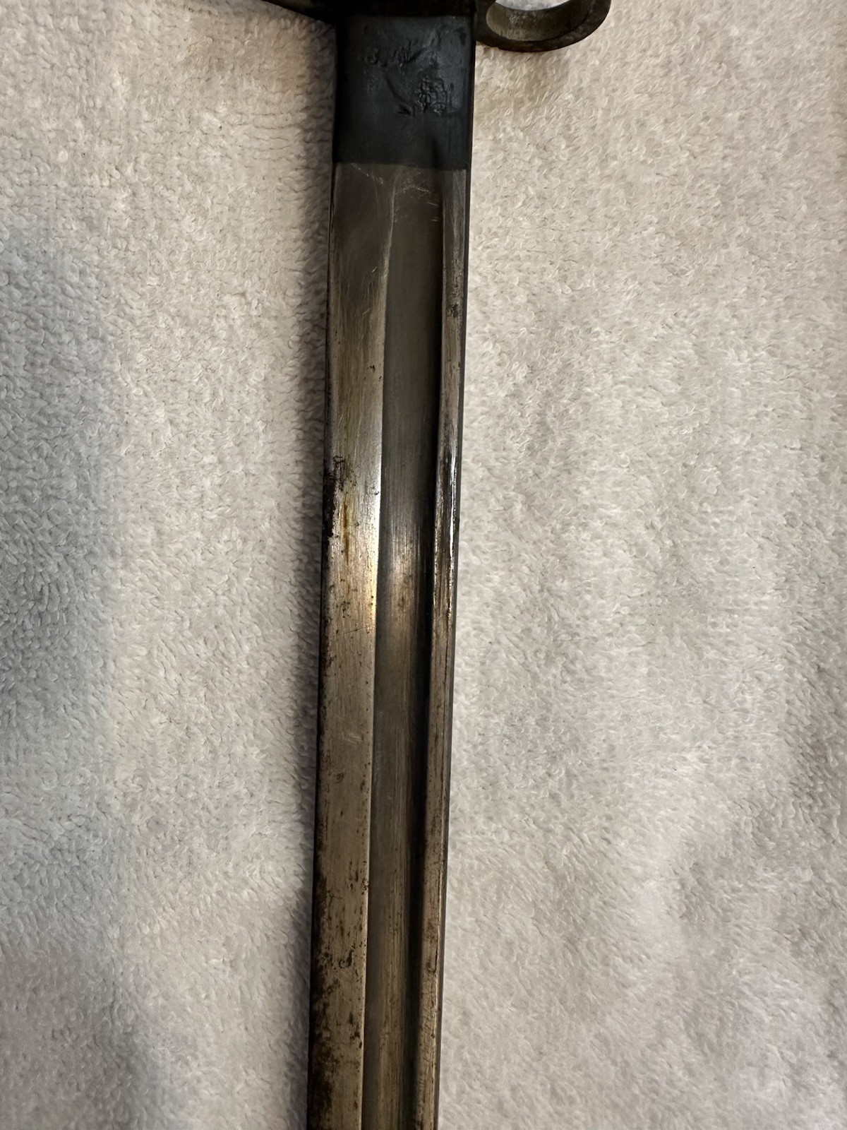 ANTIQUE WW1 1907 WILKINSON SWORD PATTERN BRITISH RIFLE BAYONET & SCABBARD