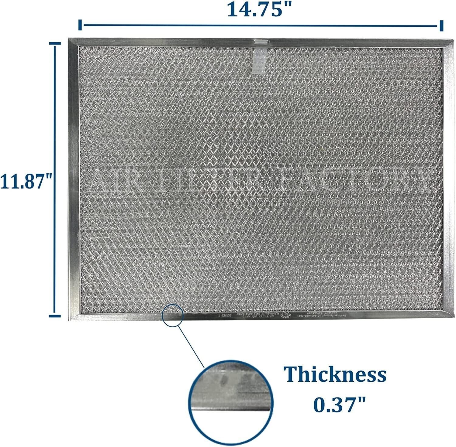 High Quality Nutone Allure Ducted Replacement Filter for Range Hood 30" Ws1 Qs1