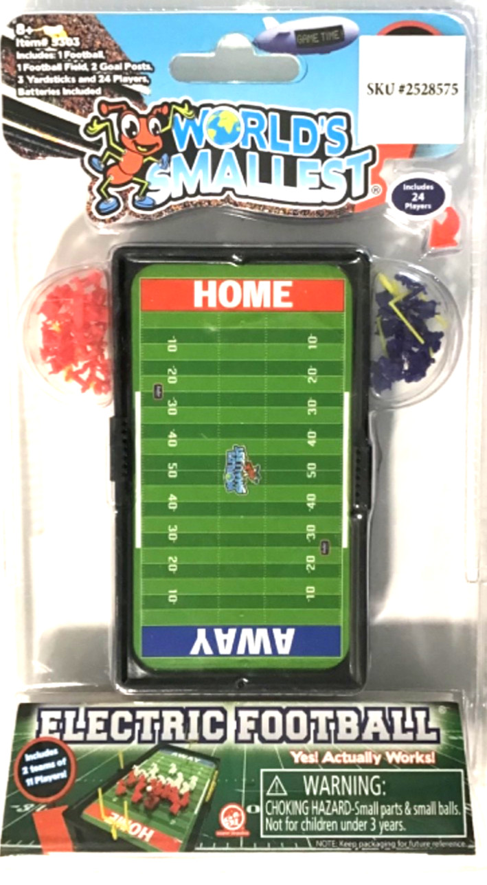 World's Smallest Electric Football Game