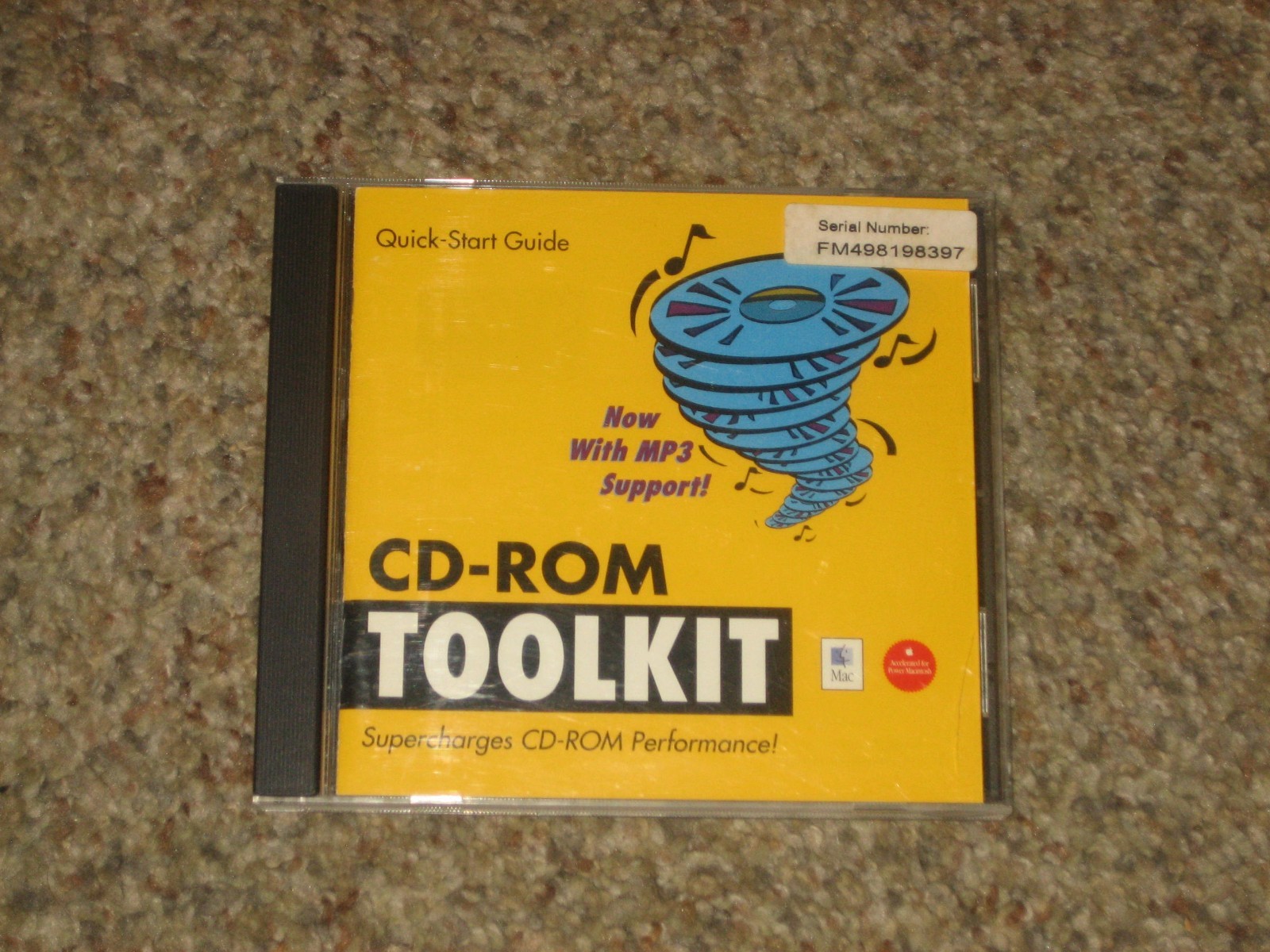 VINTAGE SOFTWARE FWB CD-ROM TOOLKIT FOR MACINTOSH 4.0 VERSION - WITH SERIAL #