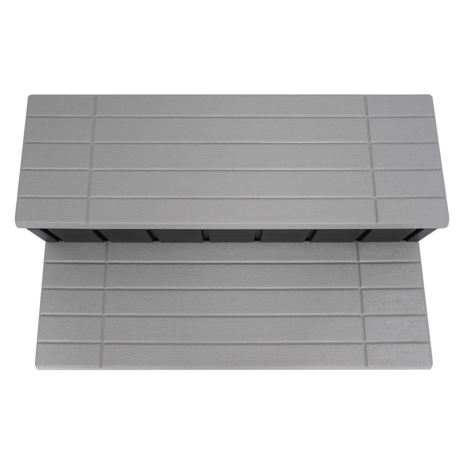 2-Step 36" Patio Spa Hot Tub Step Slip-Resistant Surface W/ Large Hidden Storage