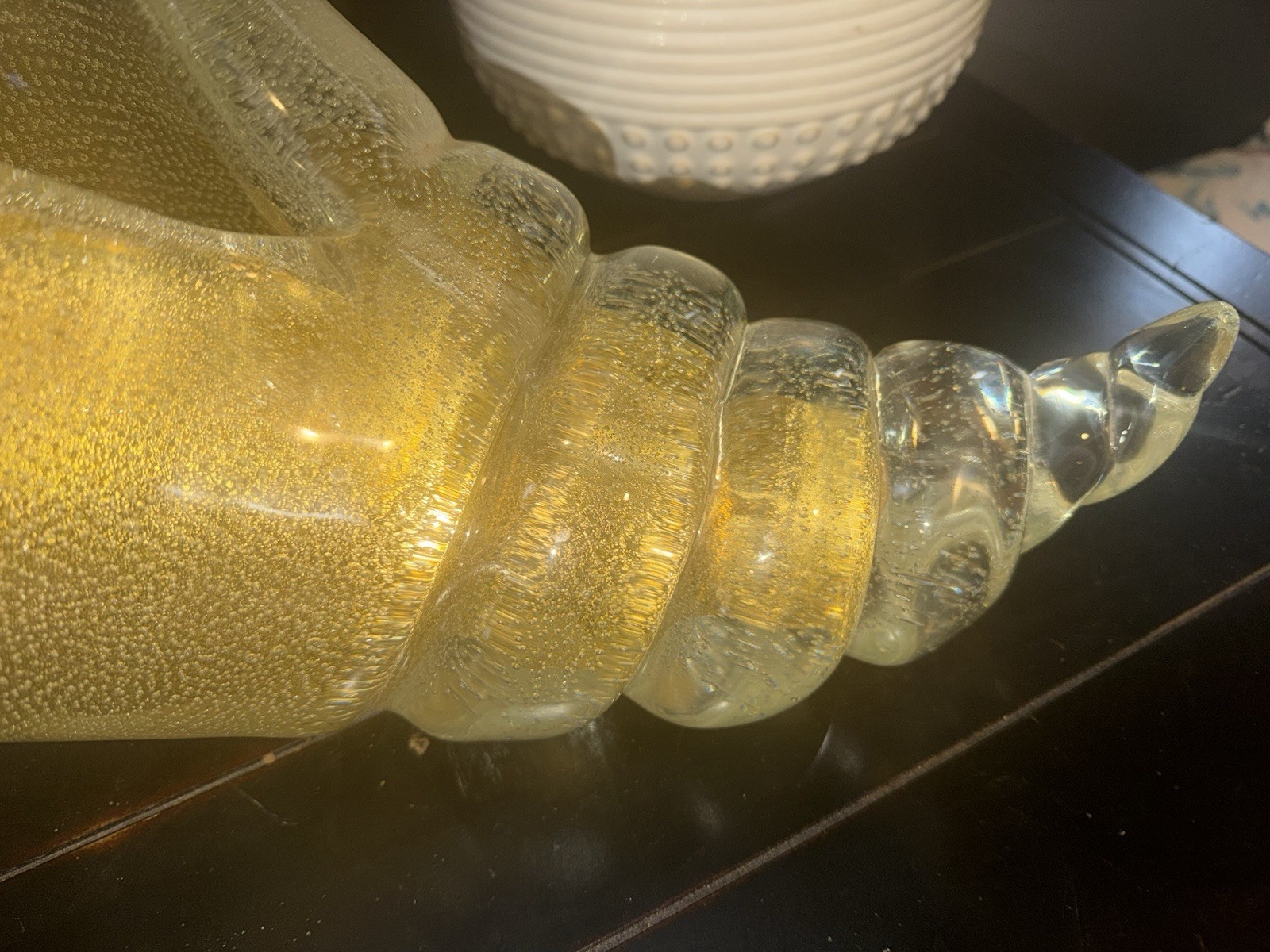 Vintage Murano Conch Shell