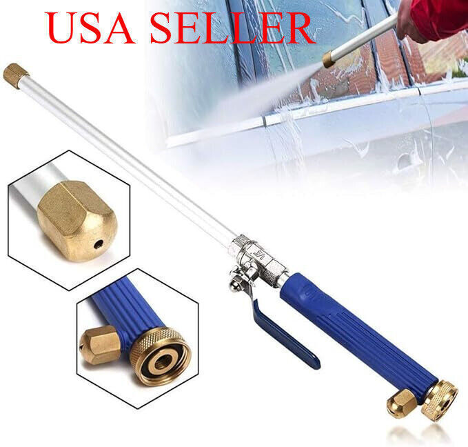 Hydro Jet High Pressure Power Washer Water Spray Gun Nozzle For Garden Car Hose