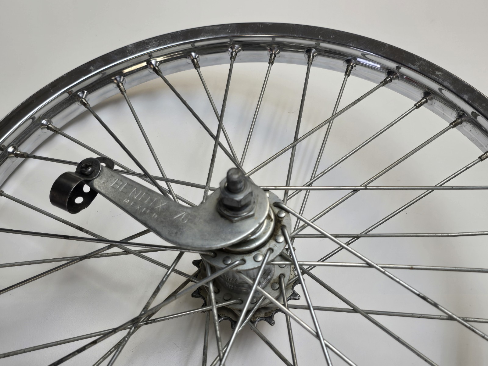 1974 Yamaha Moto Bike J60 Wheelset Femco 20" Wheels Long Axle ACS Bendix OS BMX