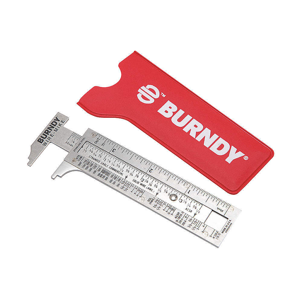BURNDY WIREMIKE Caliper-Style Wire Thickness Gauge 22P122