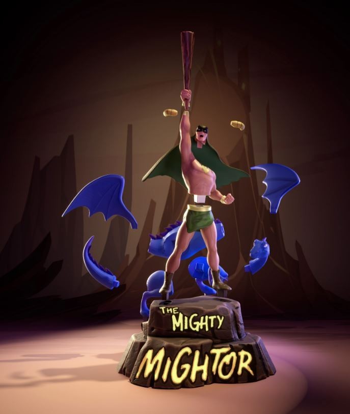 UNPAINTED Mighty Mightor Moby Dick 3D Printed Model Kit UW