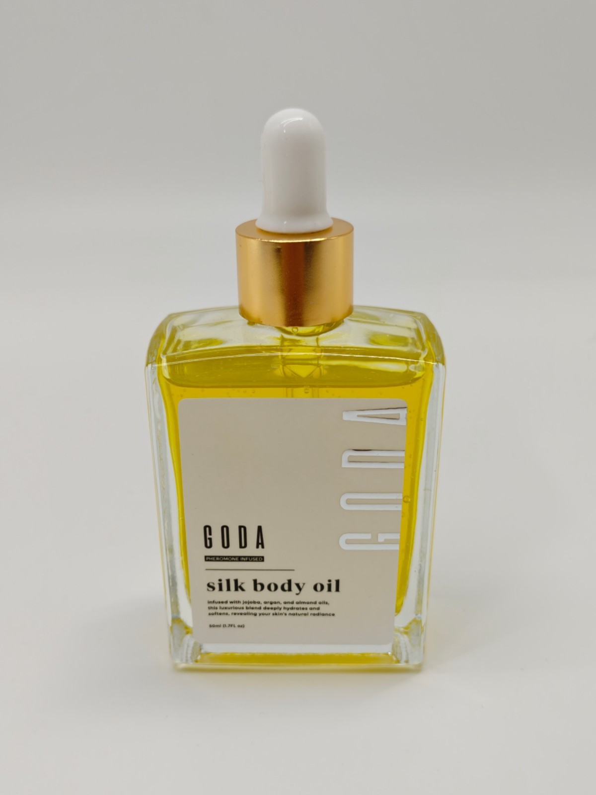 GODA Silk Body Oil Goda Perfume Oil Bath & Shower Oil Smooth Skin 1.7oz EXP 2027