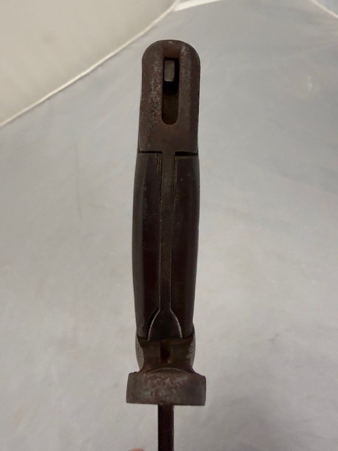 WW2 Original AFH U.S. Flaming Bomb 1943 M1 GARAND 10” BAYONET and SCABBARD