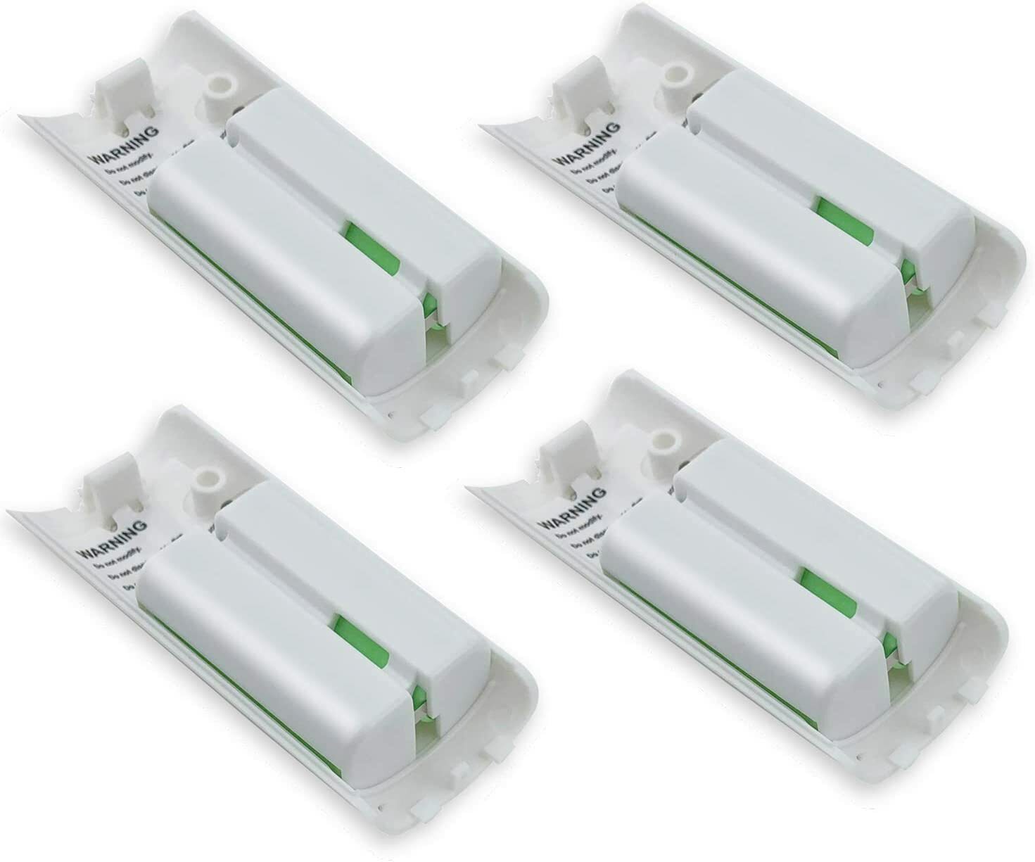 2800mAh 4-Pack Rechargeable Battery Packs for Wii and Wii U Remote Controller