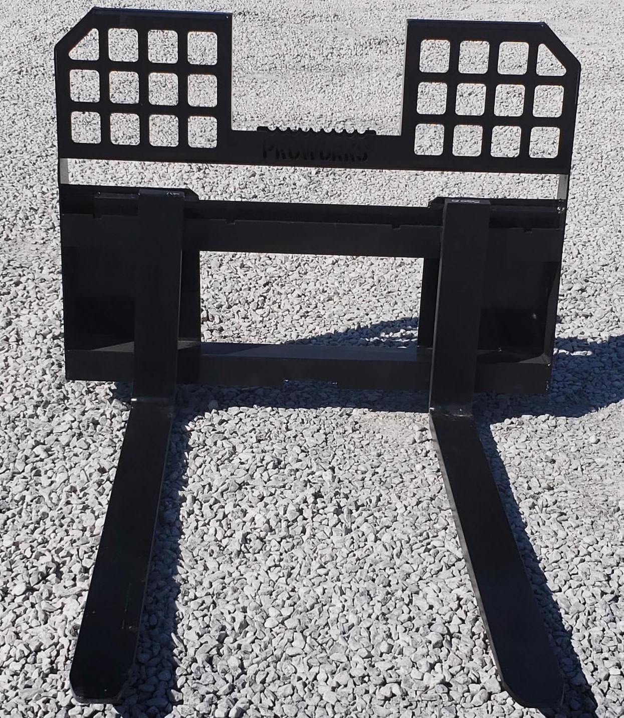 48" Long 4,000 Pound Walk Through Pallet Forks Fits Bobcat Skid Steer Loader