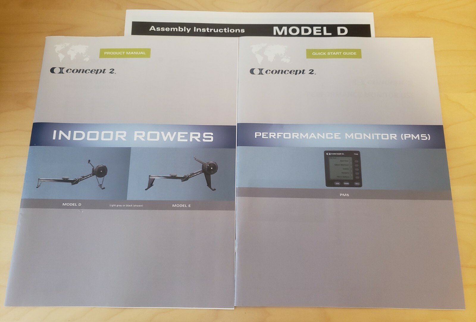 Product Manual, Guide, Assembly Instructions for Concept 2 Indoor Rower concept2