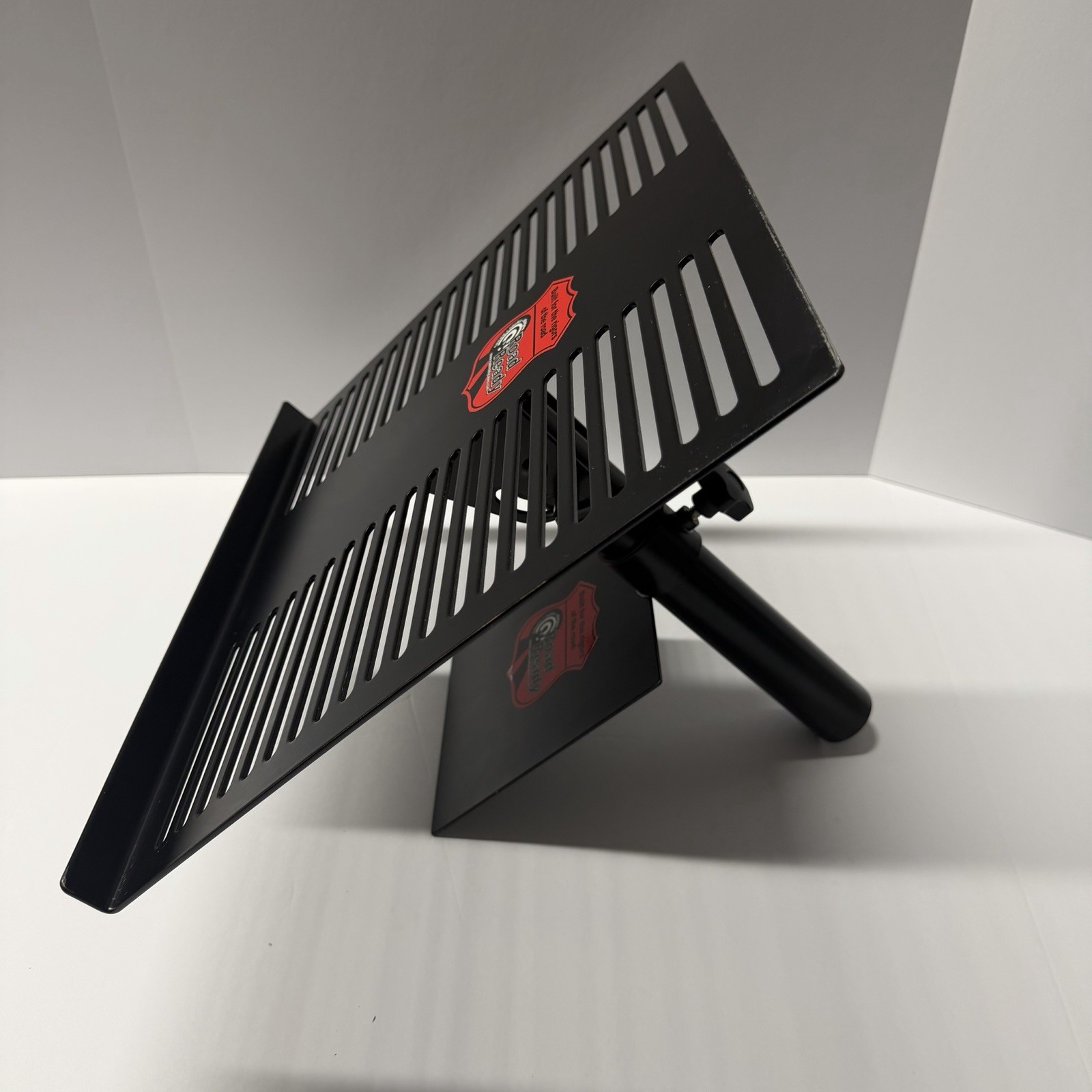 Road Ready DJ Laptop Stand Adjustable Heavy Duty Mixer Utility Stand Portable