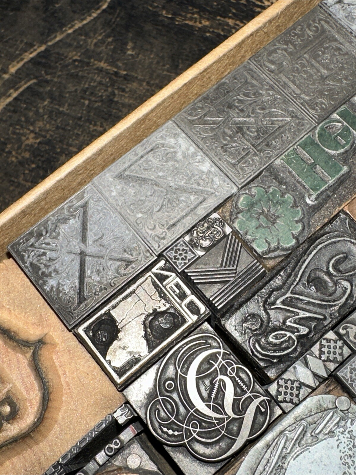 Printing Blocks Ornamentals Borders Dingbats. Wonderful Variety!! #C Beautiful!