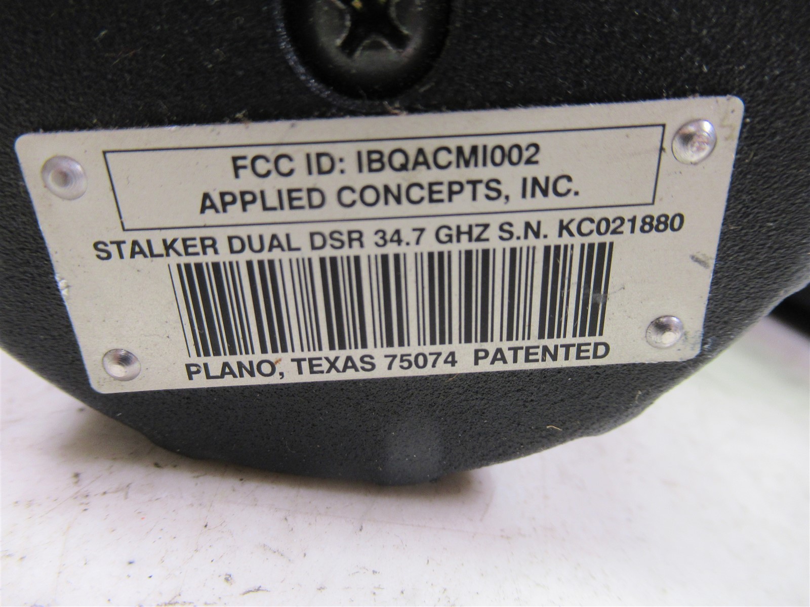 Stalker DSR 2X Police Speed Radar System with Accessories Dual DSR 34.7Ghz