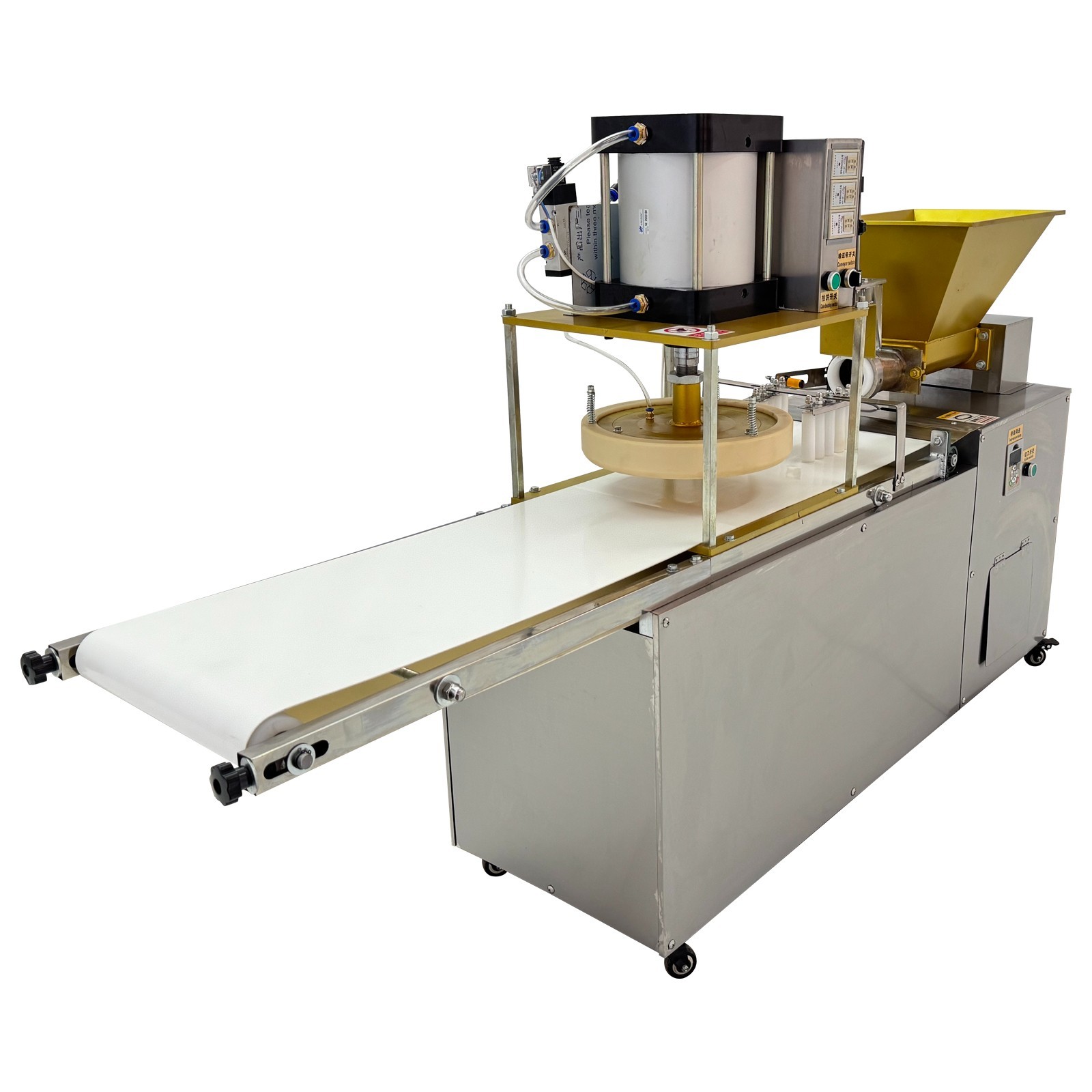 Commercial Auto Dough Divider & Dough Pastry Press Machine W/Air Pump 300-500g