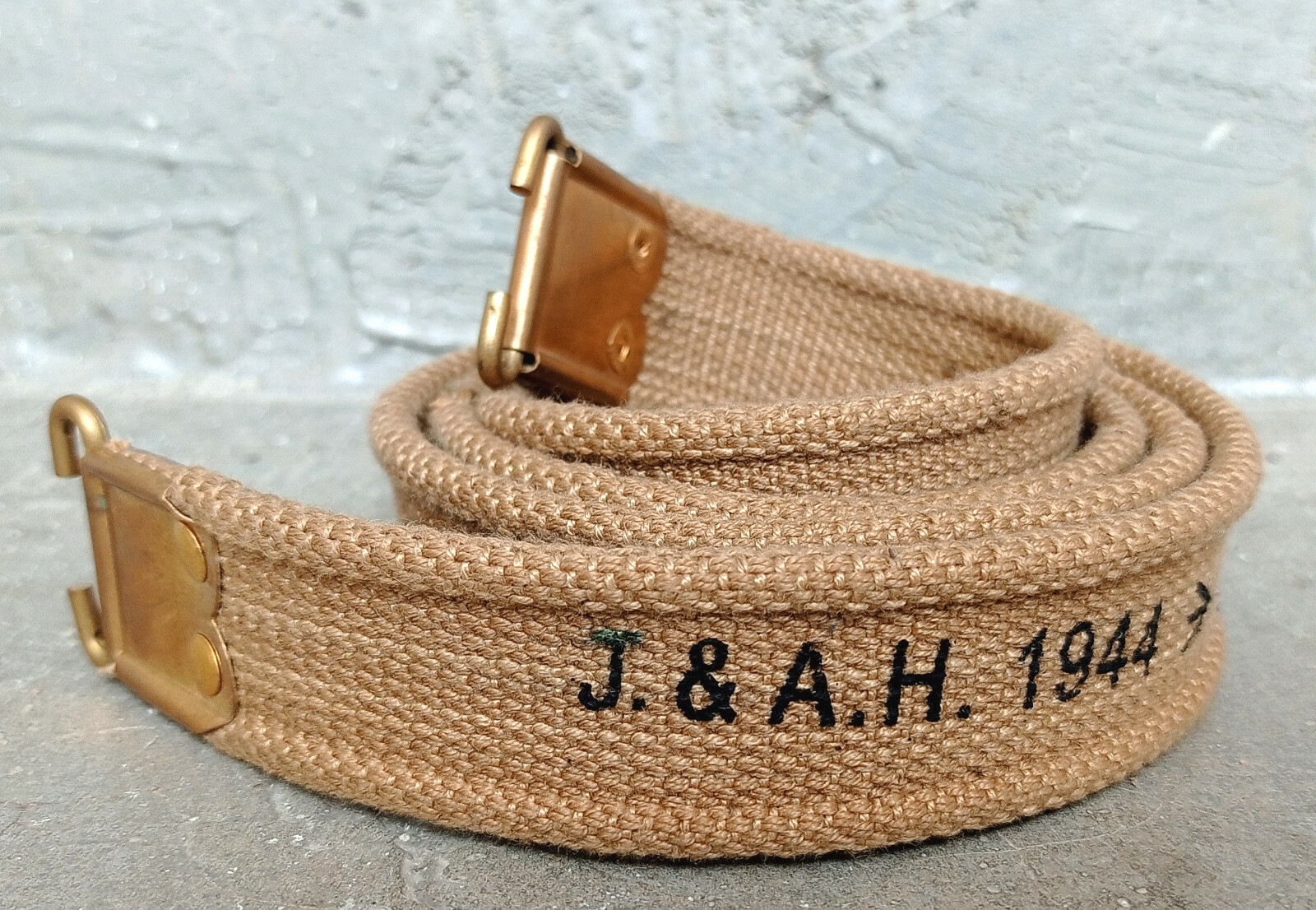 British WWII Army Lee Enfield SMLE Canvas Sling Light Khaki Color