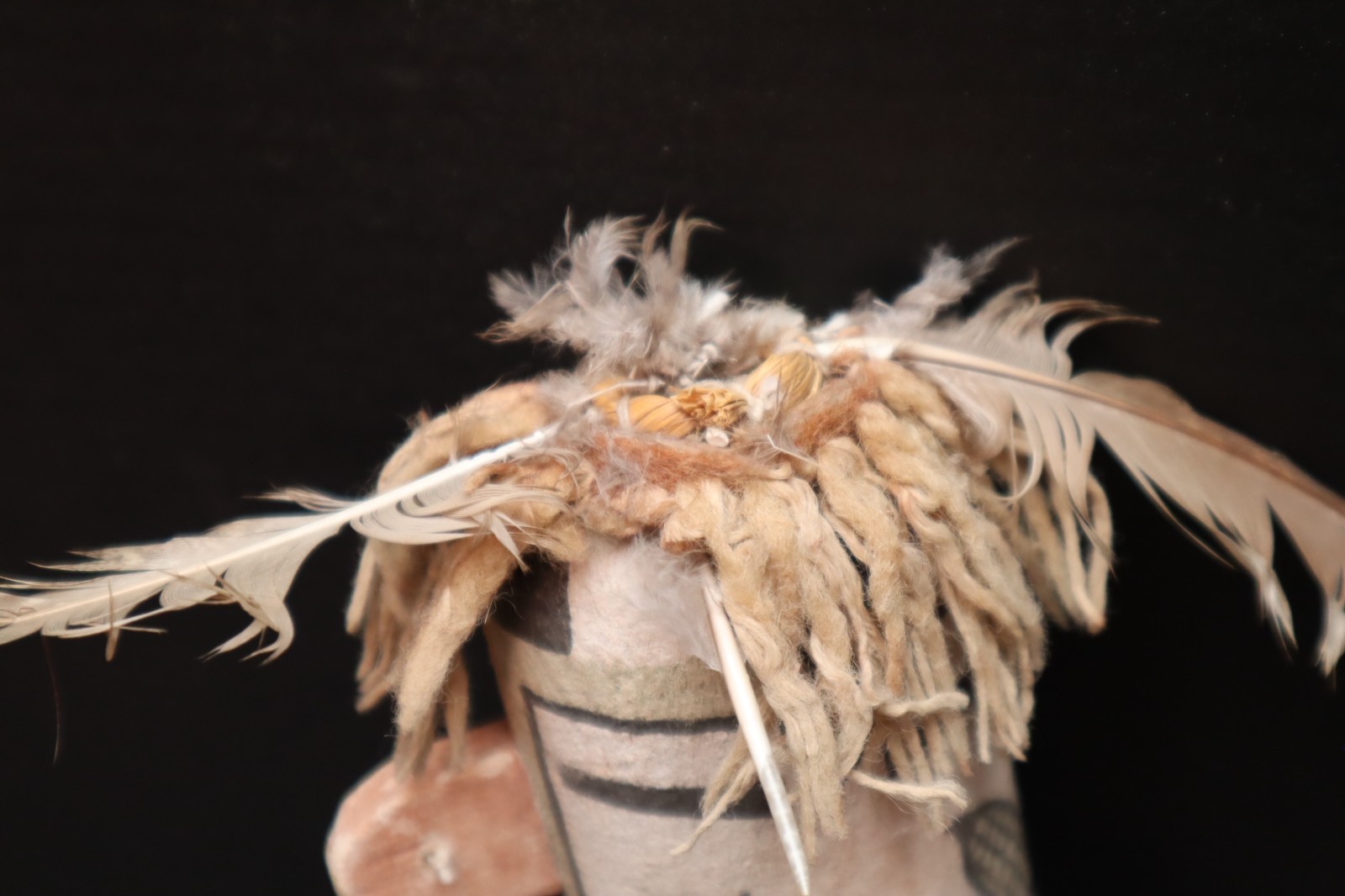 Antique Hopi Carved Cottonwood Root 10.5" Katsina Kachina Doll VTG