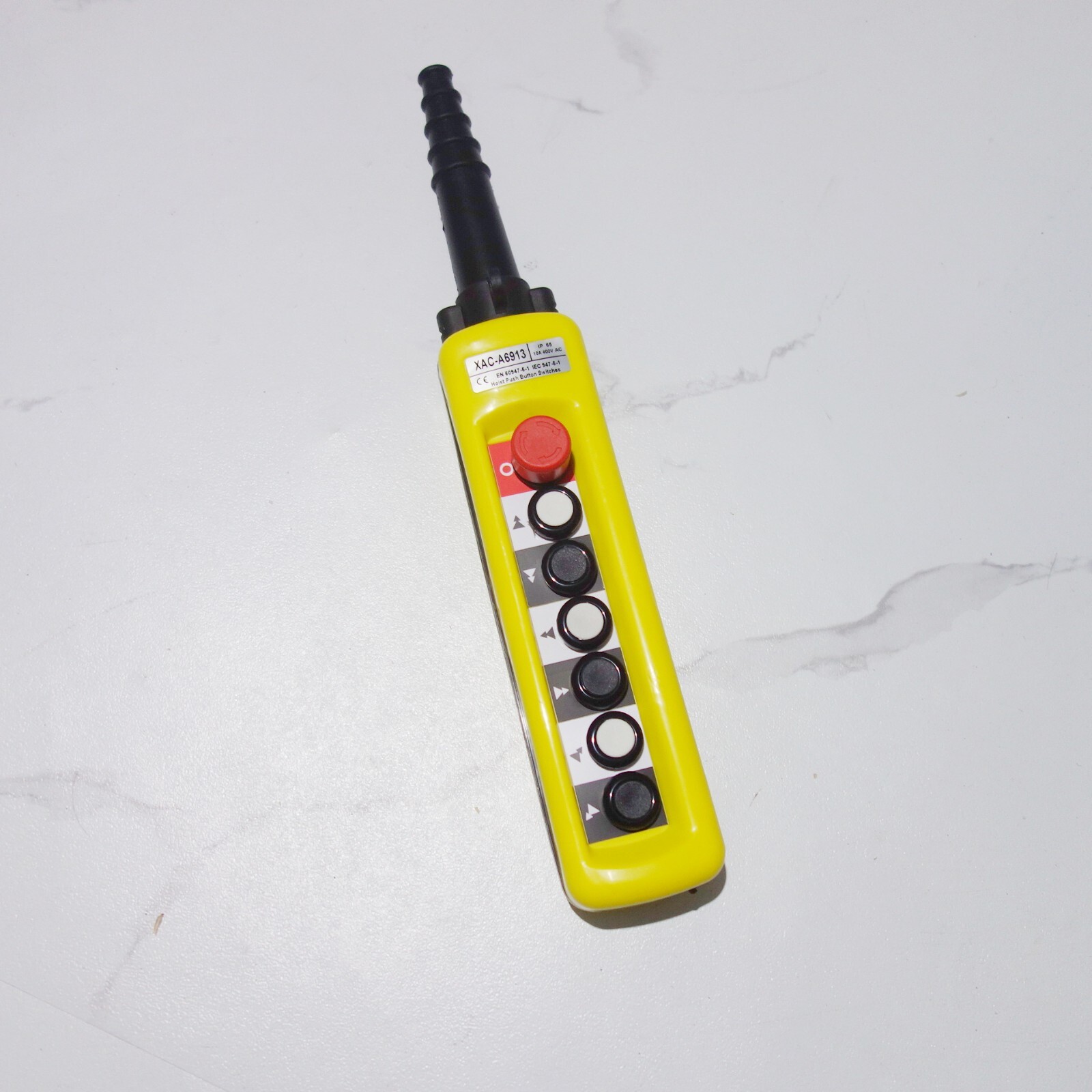 1pc fits XAC-A6913 Crane Pendant Control Station Switch two speed Estop 6 button