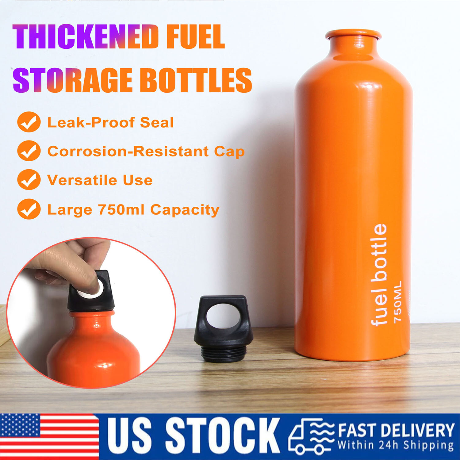 Oil Storage Can Petrol Kerosene Liquid Gas Tank Fuel Storage Bottle for Outdoor