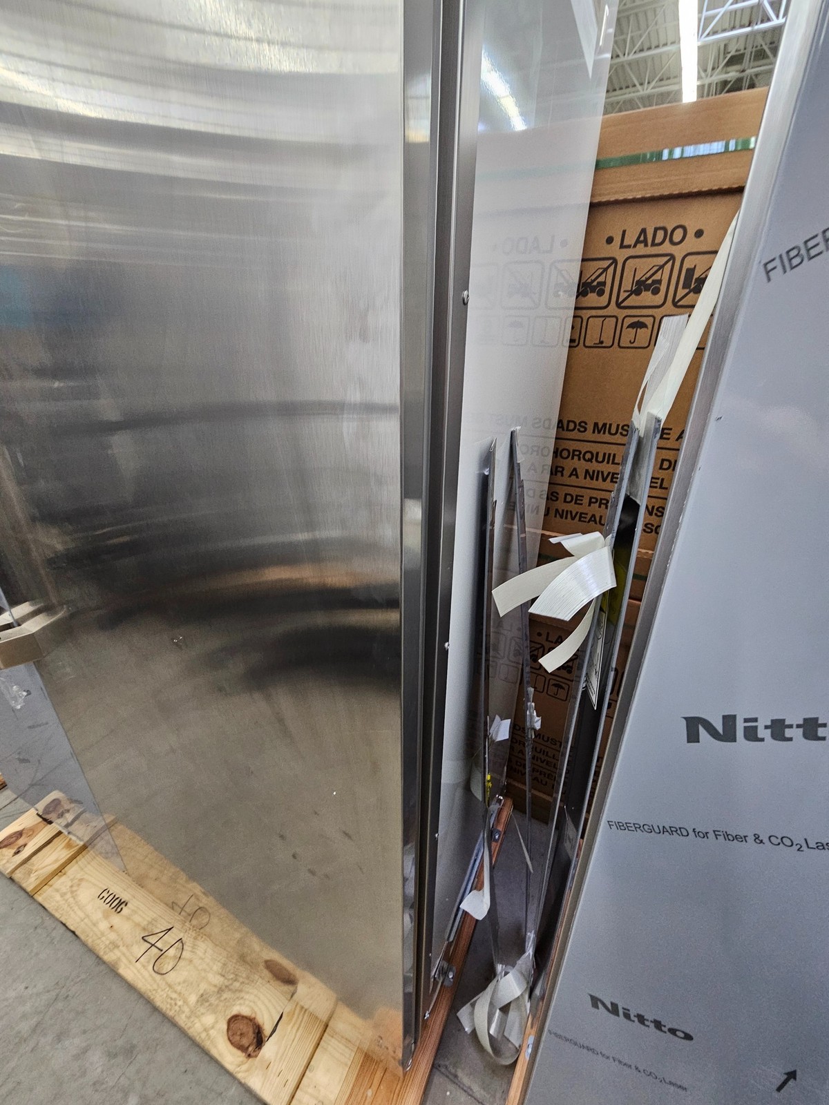 GE Café CSB48YP2NS1 48" Stainless Built-In Side/Side Refrigerator NOB #150030