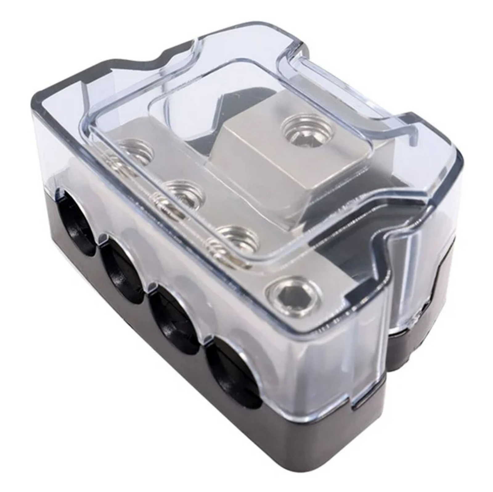 4 Way Distribution Block 0-4 AWG In, 4-10 AWG Out Car Audio Amp Power or Ground