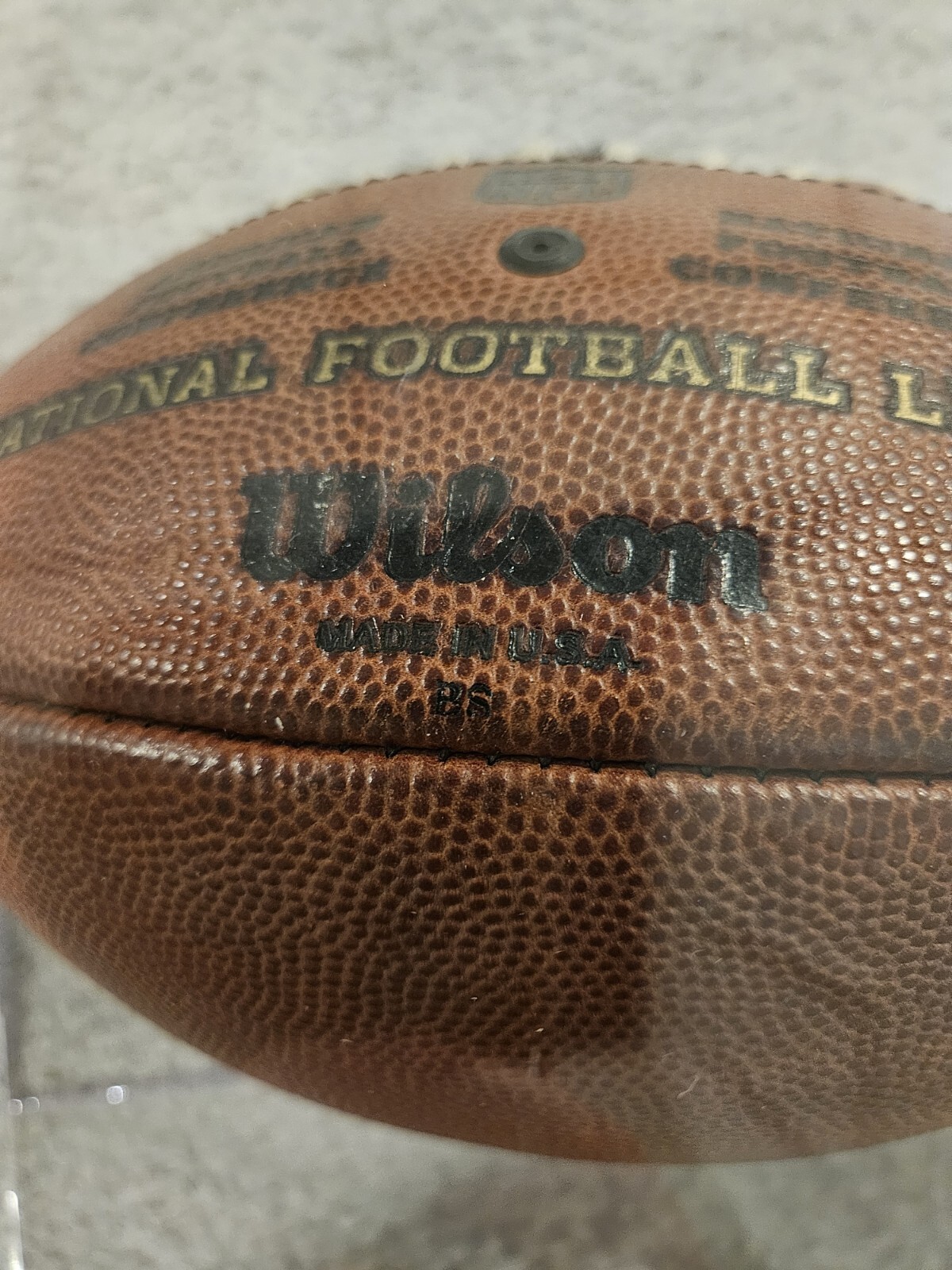 Seattle Seahawks 2008 Game Used NFL "The Duke" Wilson Football With Case