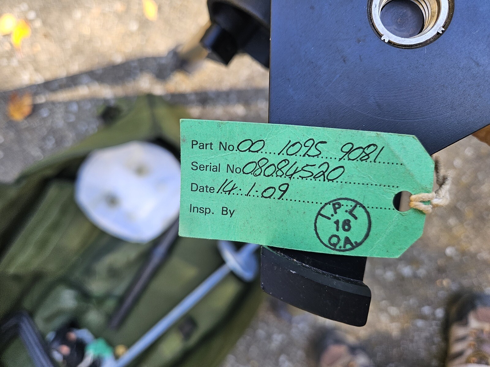 Instro Precision Tripod 00-1095-9081 MSTAR Ground Radar