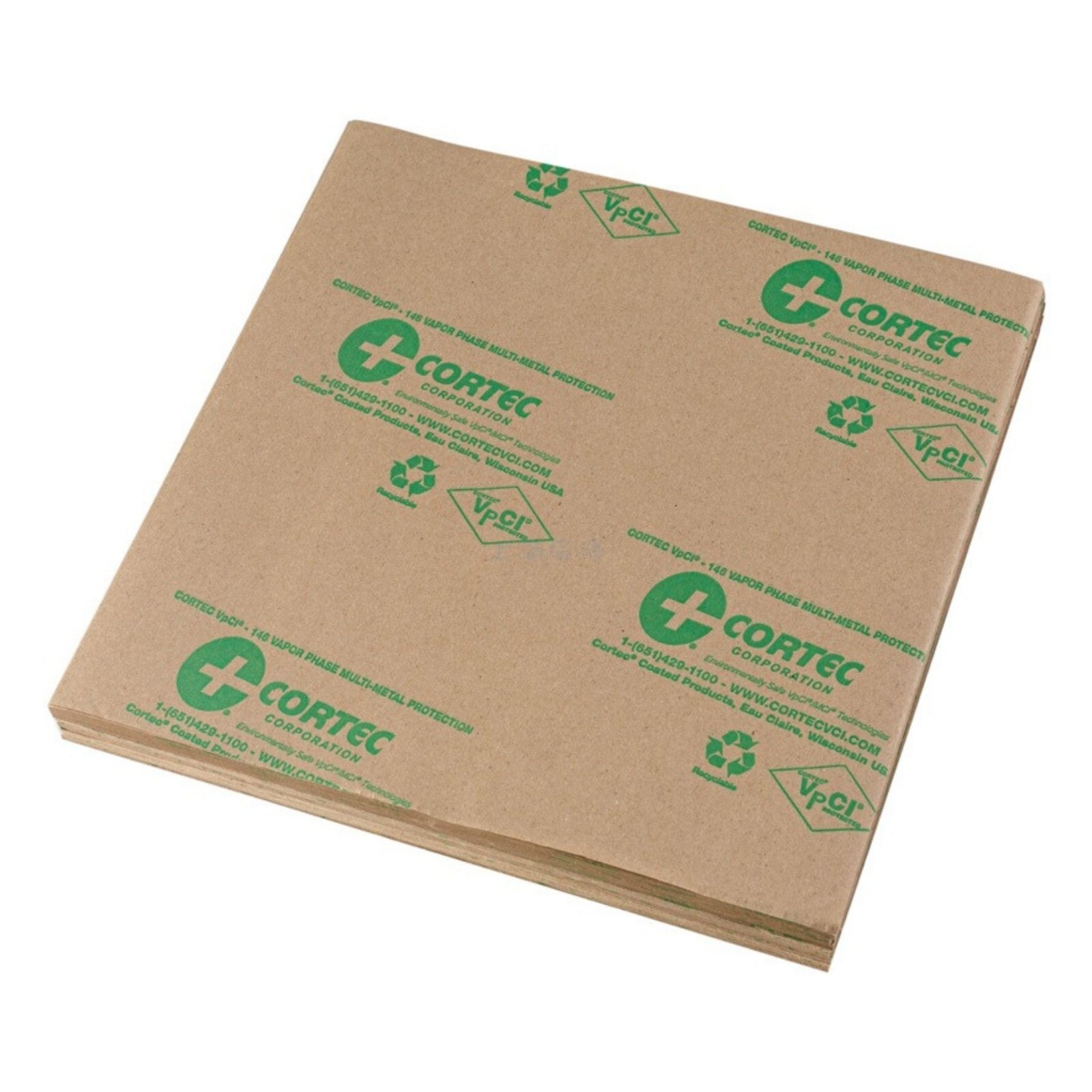 Anti Rust VCI Paper Sheets 12"x12" - 35# - Cortec VpCI-146 (Pack of 50 sheets)