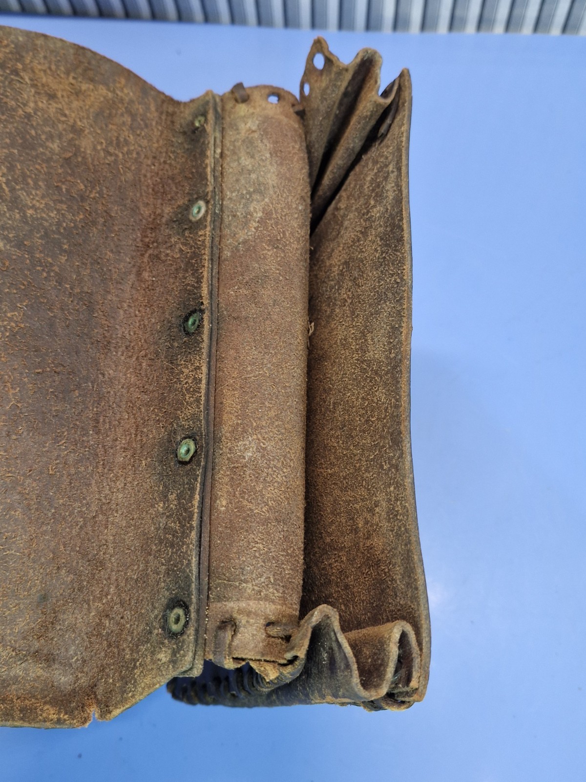 Vintage Tooled Leather Saddle Bags Motorcycle Saddlebag Set Floral Western