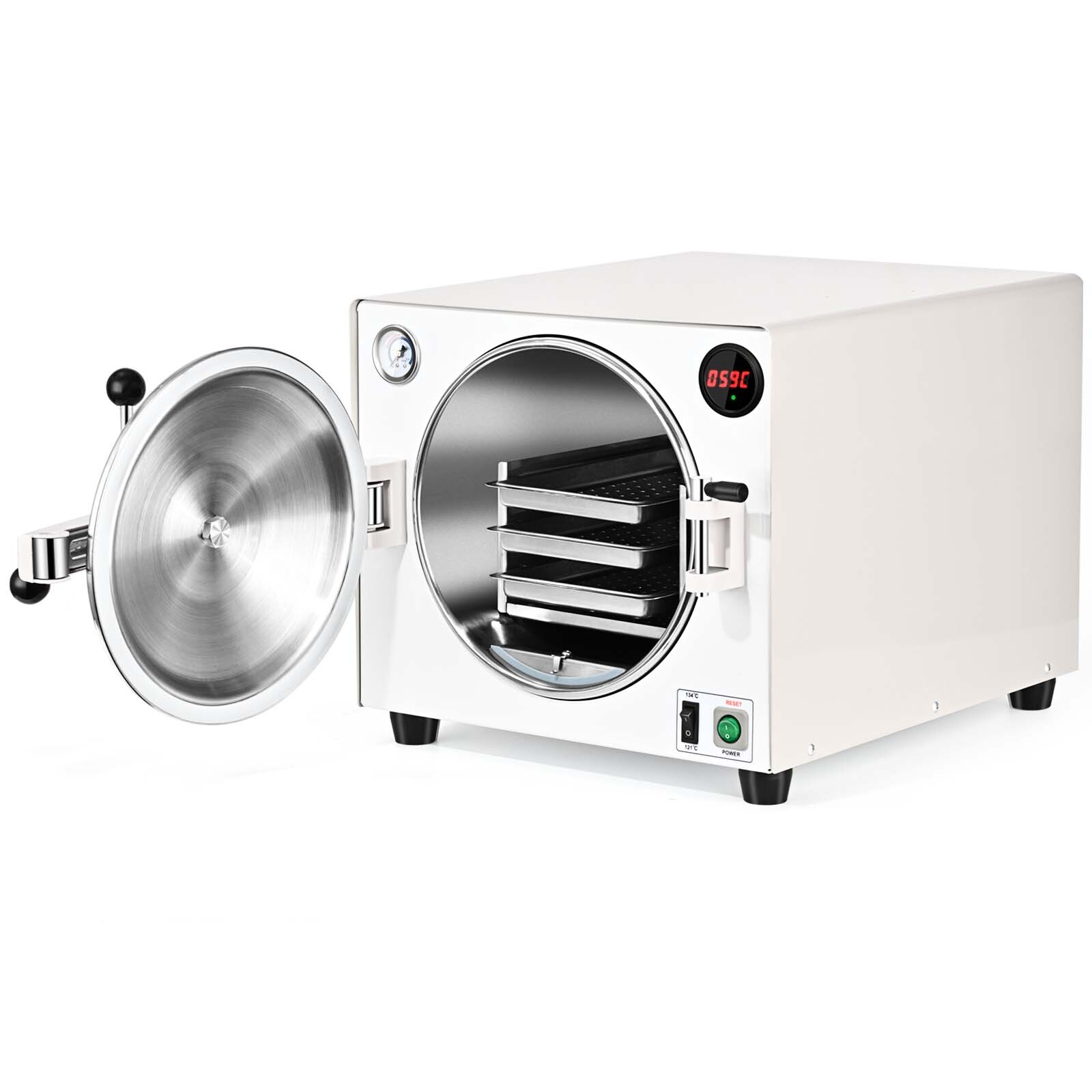 18L Automatically Dental Medical Autoclave Sterilizer Vacuum Steam Sterilization
