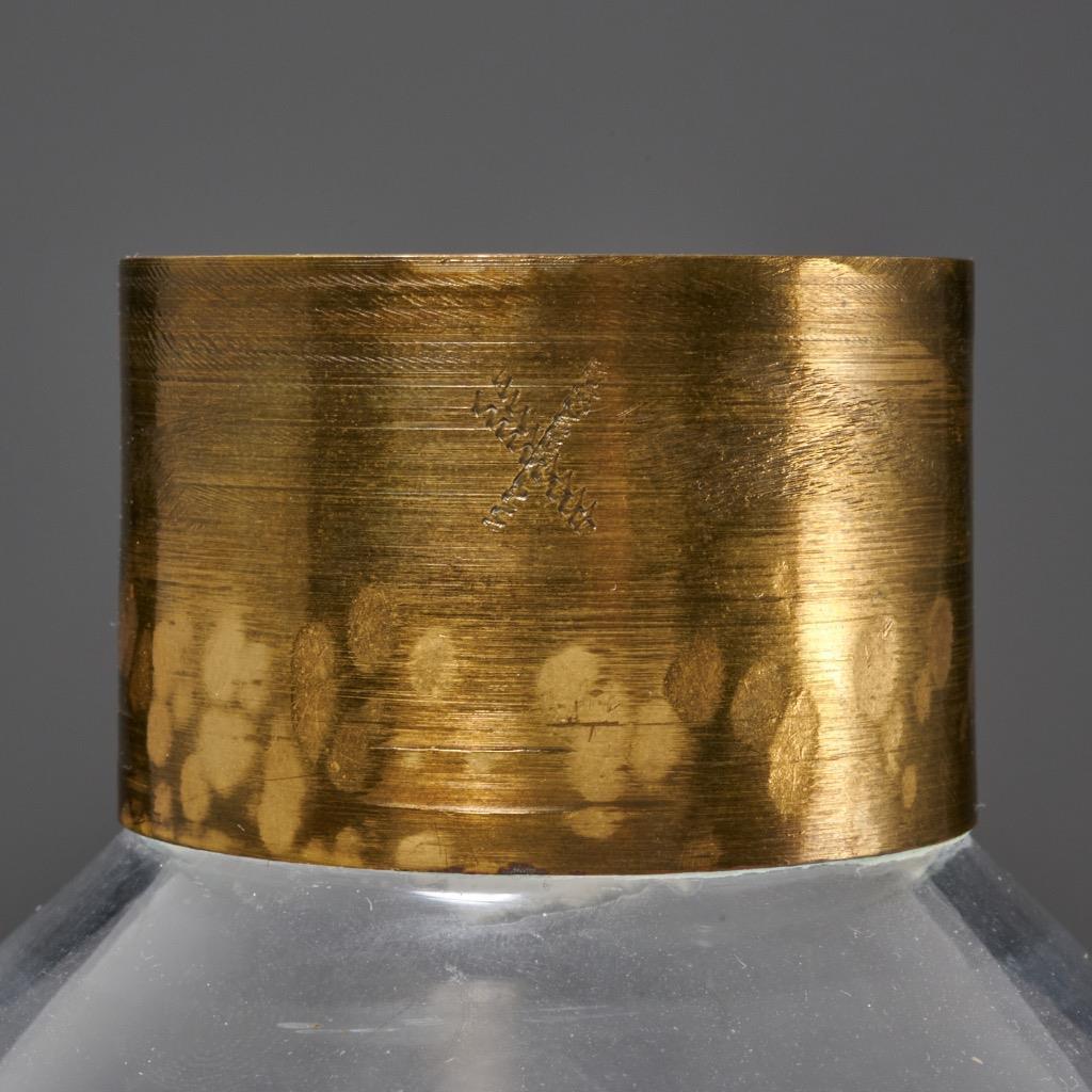 Etched Glass Wheat Hanging Hurricane Chimney Lamp Shade Bell Jar Cloche 14.5"h