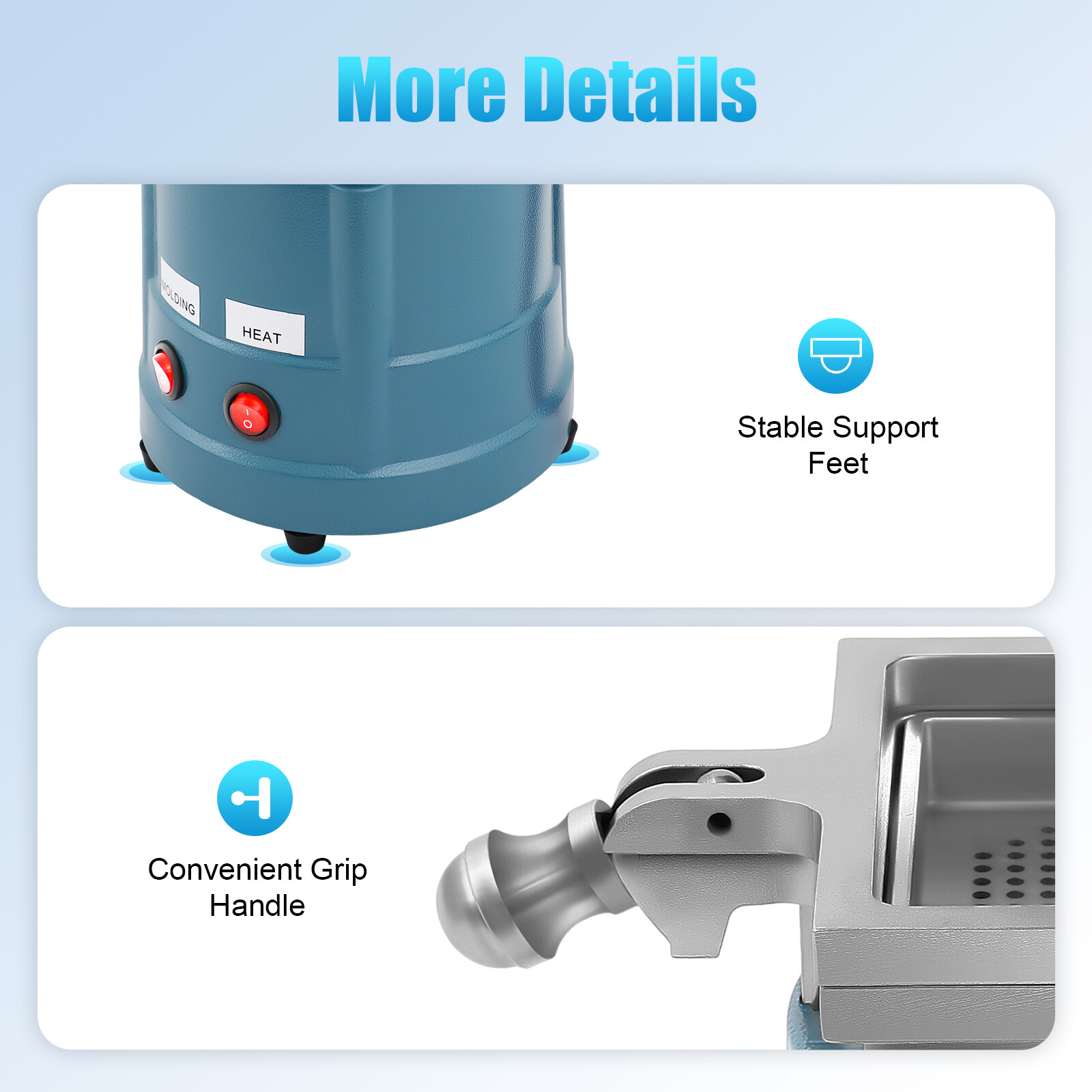 Dental Vacuum Molding Forming Machine Former Heat Thermoforming Lab Equipment