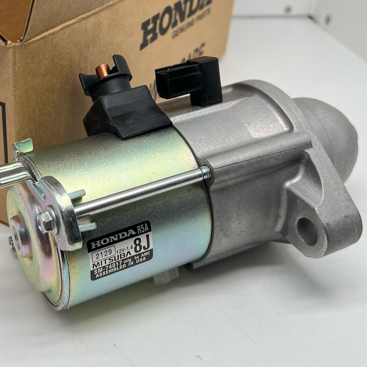 NEW Genuine 31200-R5A-A02 Starter OEM Honda for 2014-2015 Civic CR-V