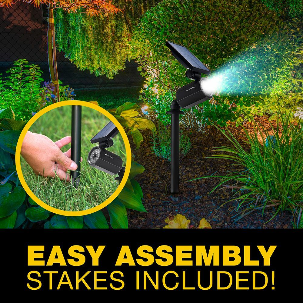 Bell + Howell Bionic Spotlight Solar Outdoor Light Wireless Motion Sensor 5 Pack