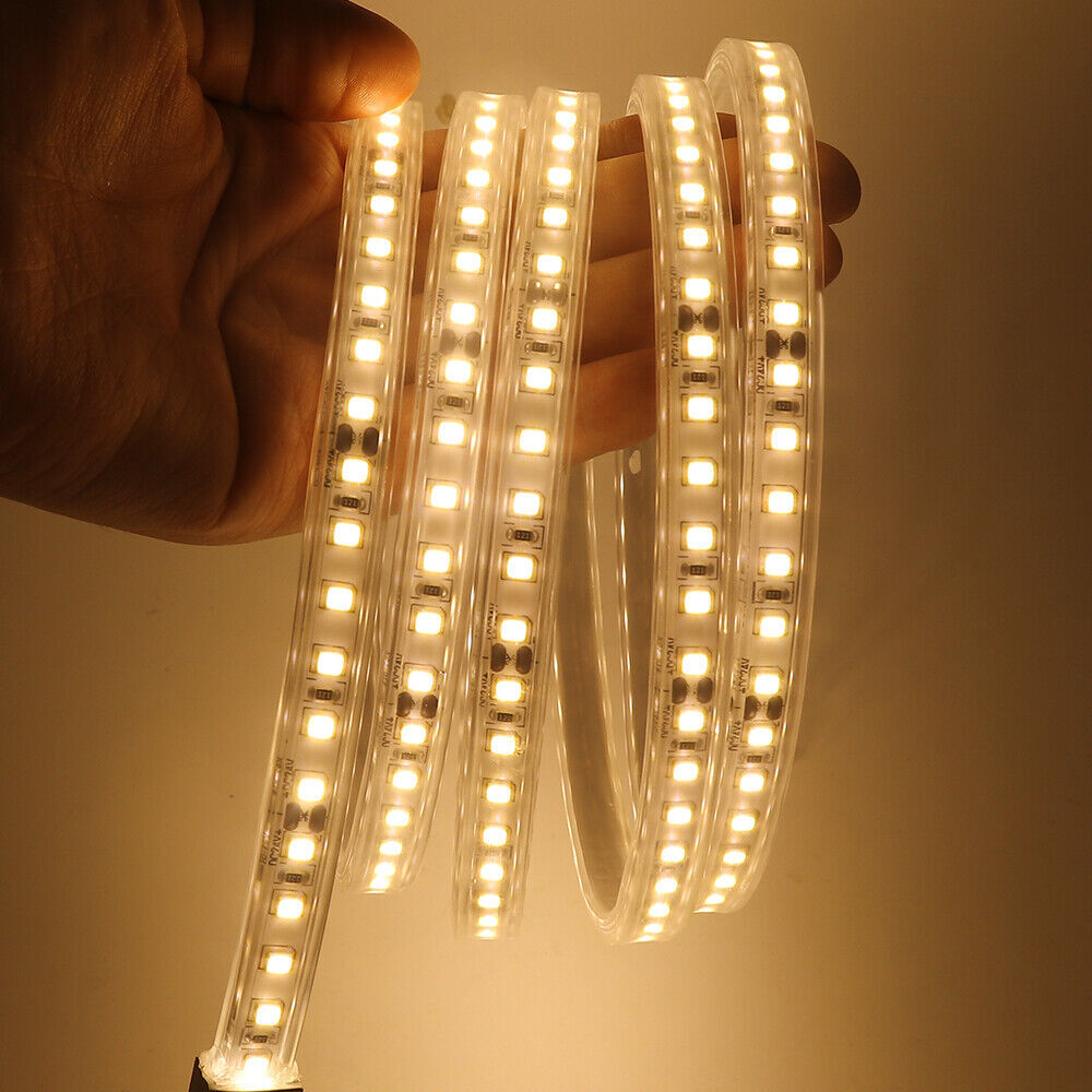 1m-20m 12V 24V 2835 LED Strip Flexible Rope IP68 Waterproof Lamp Outdoor Lights