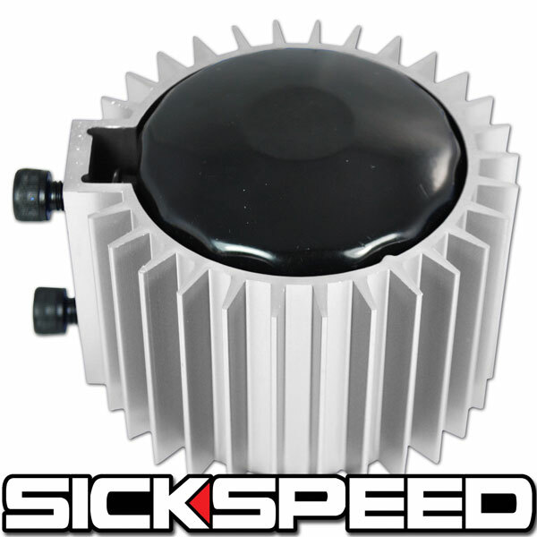 POLISHED ENGINE OIL FILTER COOLER/HEAT SINK COVER/CAP BILLET ALUMINUM KIT EF EG