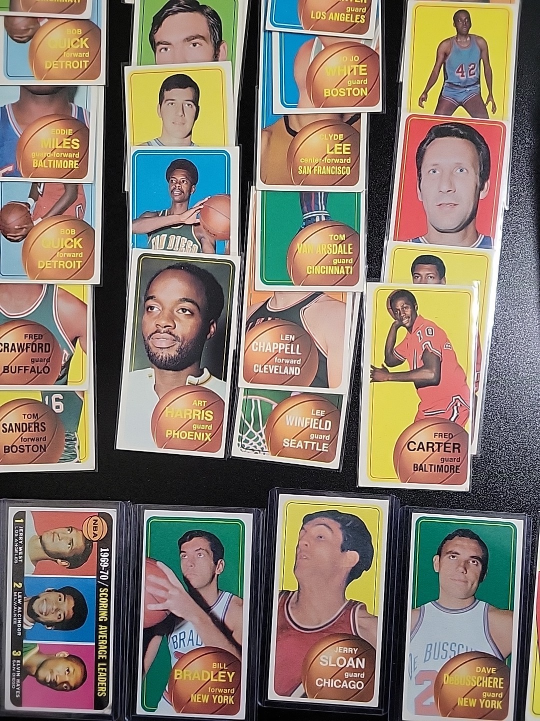 1970-1971 Topps Basketball Cards - 111 Different Tallboys - Nearly 65% of Set