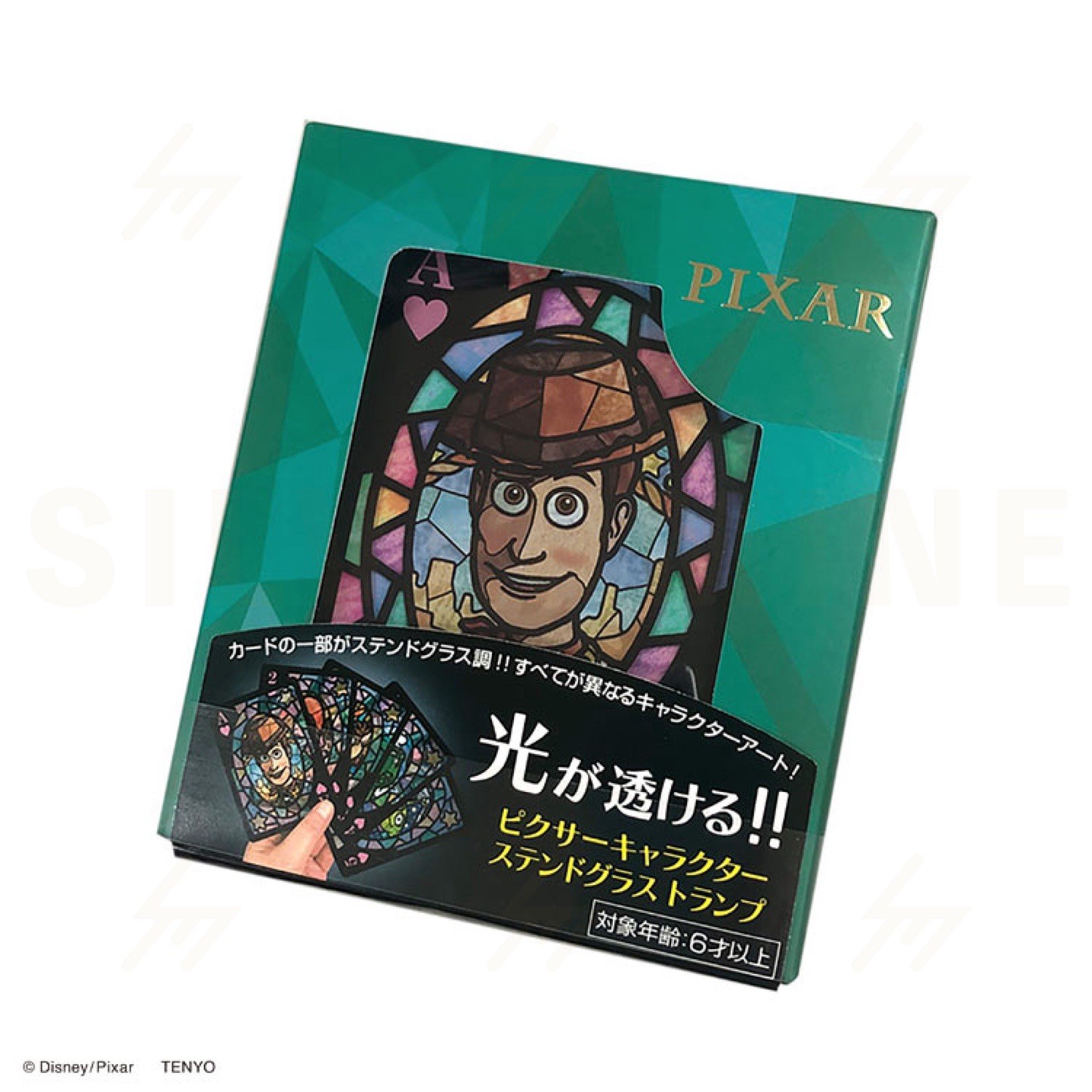 Tenyo x Disney & Pixar Stained Glass Playing Cards Bundle Set - SHIP FROM USA