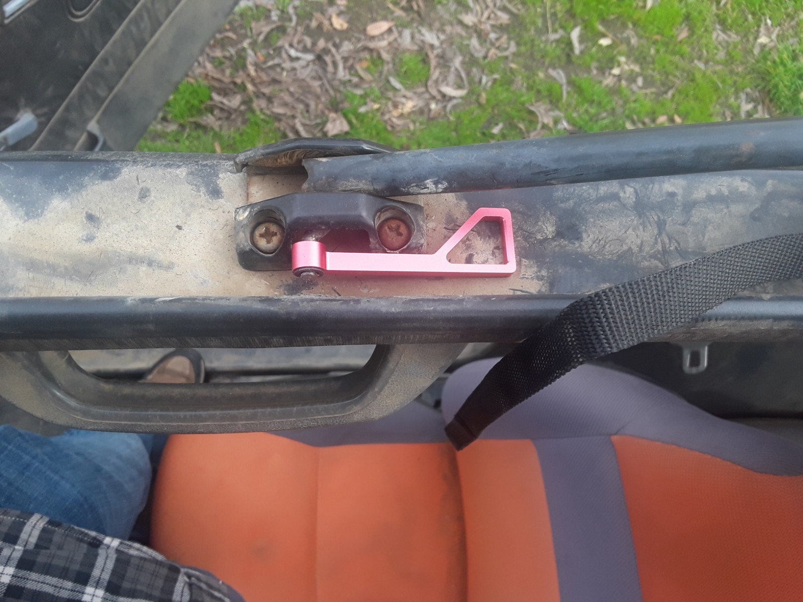 Billet Aluminum Geo Tracker/Suzuki Sidekick Soft Top Strap Tensioners (Set of 2)