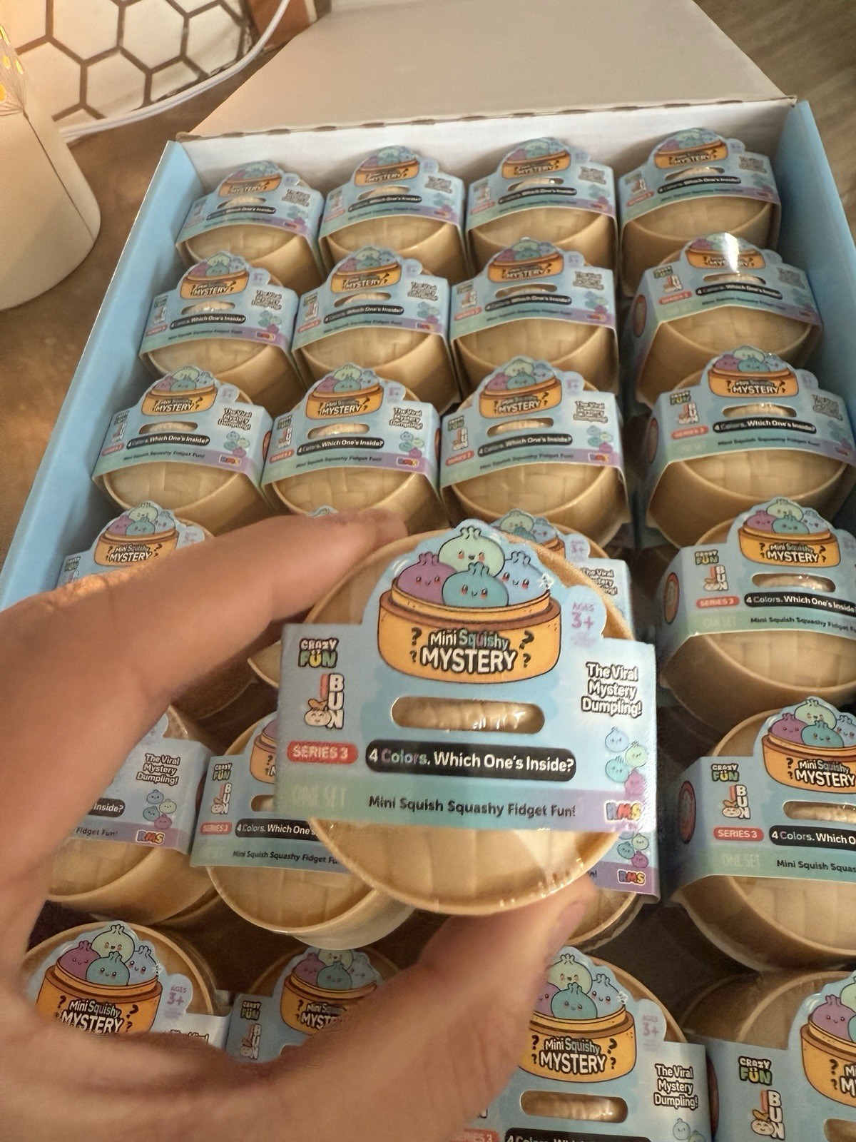 NEW Crazy Fun Mystery Squishy Dumpling MINI Series 3 Sealed Fidget Viral Tiktok