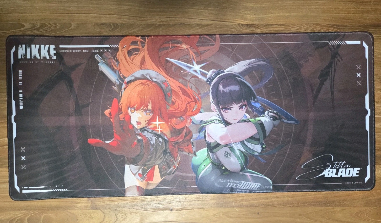 NEW OFFICIAL Nikke X Stellar Blade Kangnam Pop-Up Store Large Mouse Pad 2.5 annv